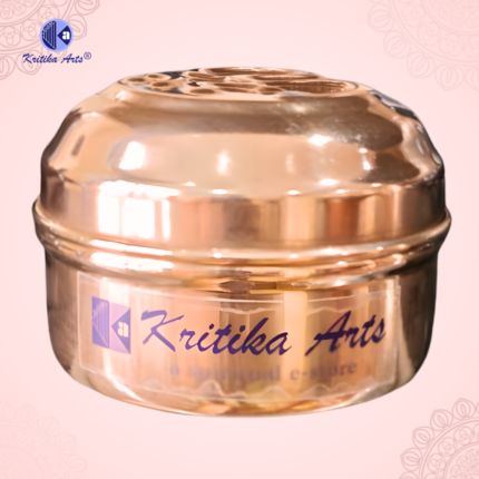 pure copper pooja dibia with lid