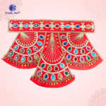 Hanuman Ji Poshak / Langot for 2–60 Inch Murti | Latest Designs | Jari Gota & Stone Work Collection - Image 2
