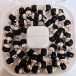 ,*Original Karungali Mala 8mm (54 Beads) with Silver Caps | Certified Ebony Wood Mala Necklace for Protection, Meditation & Healing Energy - Image 4