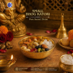 ,*Small Pure Brass Bhog Katori Set (6 Sizes) | Nested Space-Saving Pooja Bowls for Prasad, Roli & Chawal | Premium Brass Katori Set - Image 2