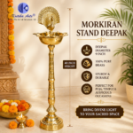 40 Inch Morkiran Brass Stand Deepak – 7 Wicks Inaugural Diya | Heavy Brass Temple Lamp (9 Inch Bowl, 8.6 Kg) - Image 2