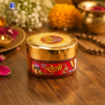 Pure Natural Herbal Rajasthani Roli Kumkum for Pooja & Tilak – Organic Turmeric Based Red Kumkum Powder in Jar | Puja, Wedding, Temple & Festival Use | 16g - Image 4