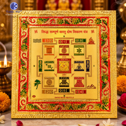 Shree Siddh Sampurna Vastu Dosh Nivaran Yantra 9 inch gold design