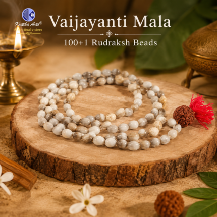 Original Vaijanti Mala 100+1 Rudraksh Beads
