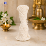 108 Tar Bati Pure Cotton Wick Pack for Shiv Puja Aarti Deep Daan and Sawan Worship