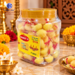 100 Pure Cow Ghee Jyot Batti Pack in Jar Ready to Use Cotton Wicks for Diwali Puja and Home Temple