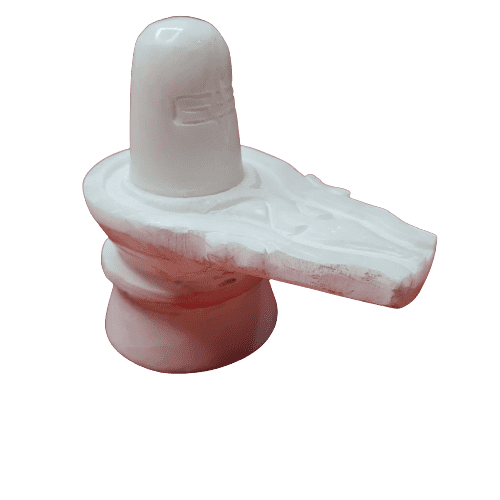 ,*Pure White Italian Alabaster Shivling" - Image 2
