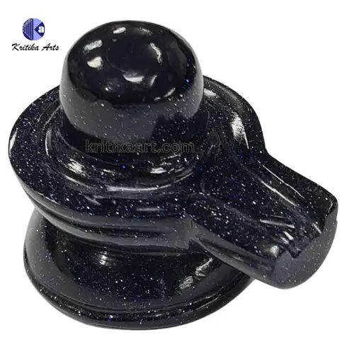 semi precious black stone shivling