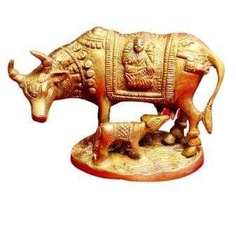 Kamdhenu Gai Bachda idol (Cow and Calf) - Image 1