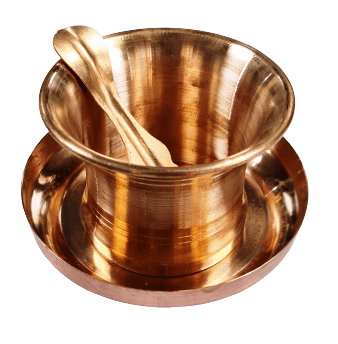 Aachmani Pure Copper Puja Patra - Image 1