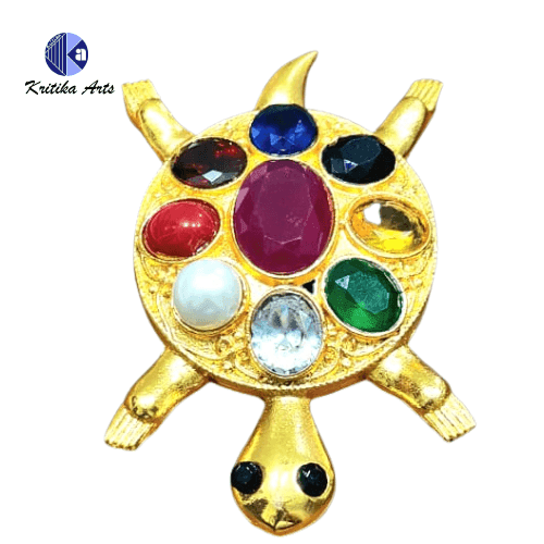Tortoise Navratna Turtle Idol Statue - Image 1
