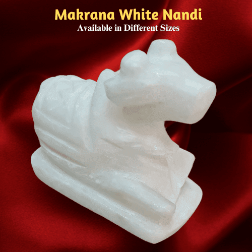 Nandi white makrana Makrana White Nandi Small Sizes" - Image 1