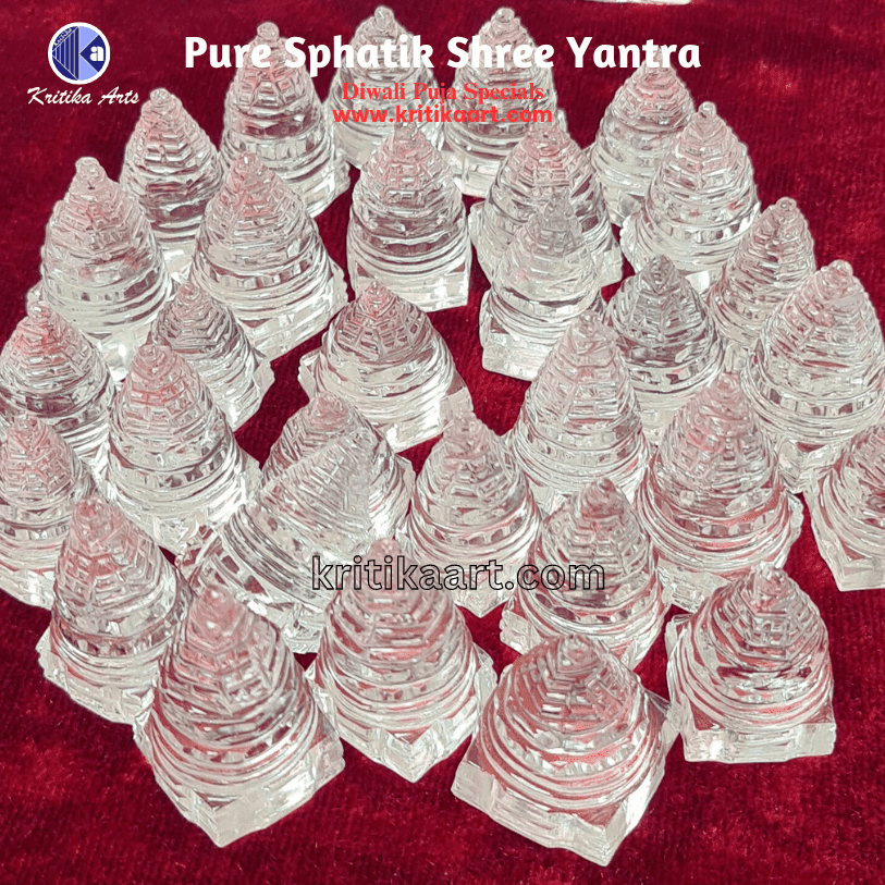 'Shree Yantra Real Crystal Sphatik Stone" 100 % Original Quality - Image 4