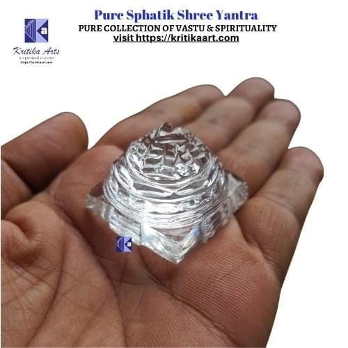 'Shree Yantra Real Crystal Sphatik Stone" 100 % Original Quality - Image 2