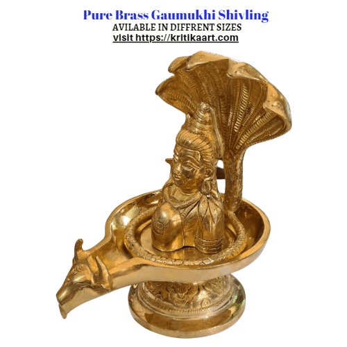 GAUMUKHI SHIVLING 1 Gaumukhi Shivling with Shesh Naag - Image 1