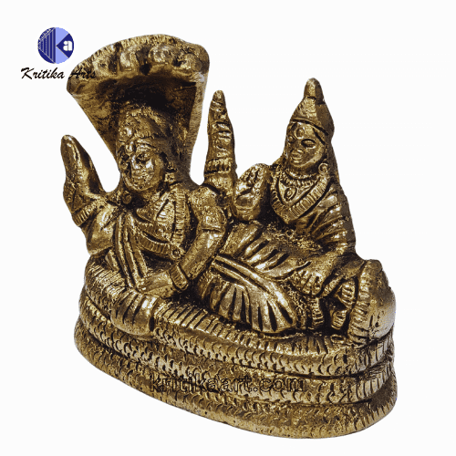 Laxmi Narayan in Shesh Saiya 3 Inch - Image 1