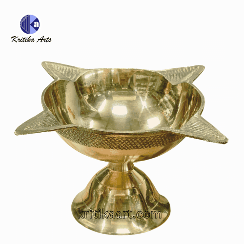 'Char Mukhi Diya! Designer Four Face Lamp' - Image 2