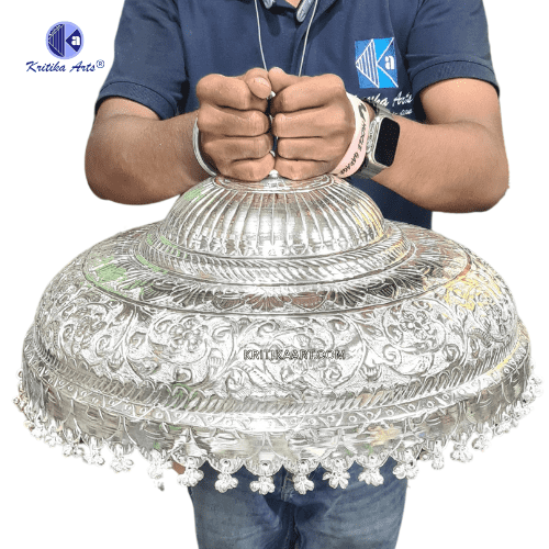 White Metal Deity Chattar